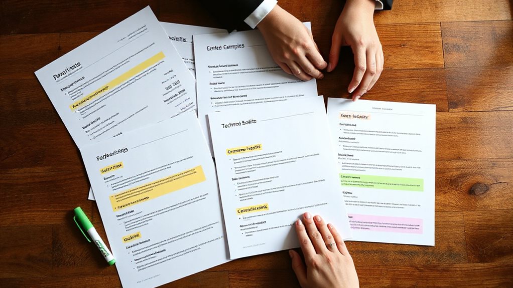 emphasise transferable skills across industries