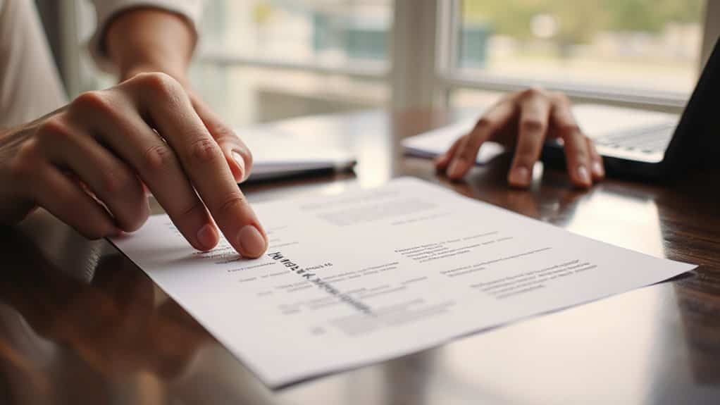 work experience clearly detailed