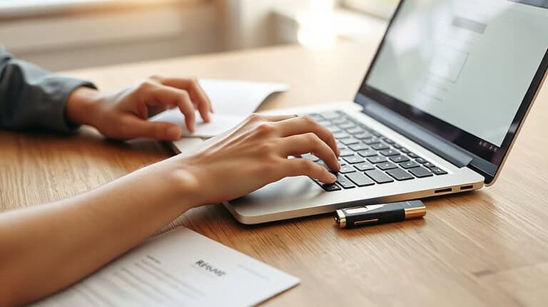 attaching resume to application email