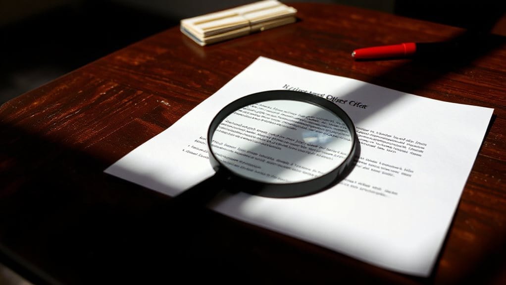 carefully review all employment terms