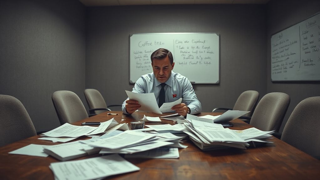 chaotic interviews reveal organizational disarray