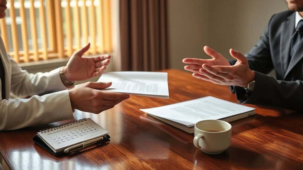 check contract justify notice hand off plan