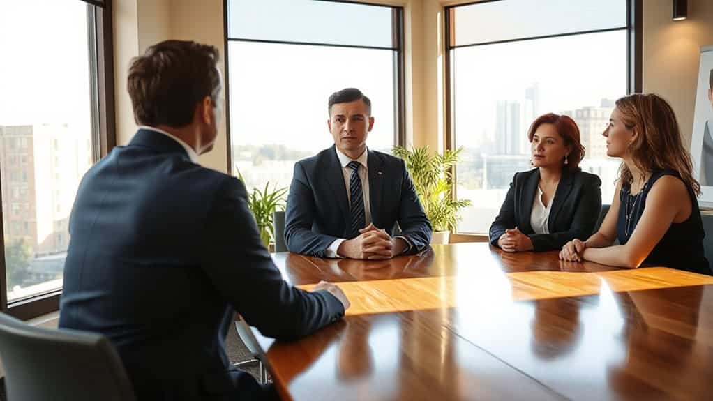 confident exit with notice