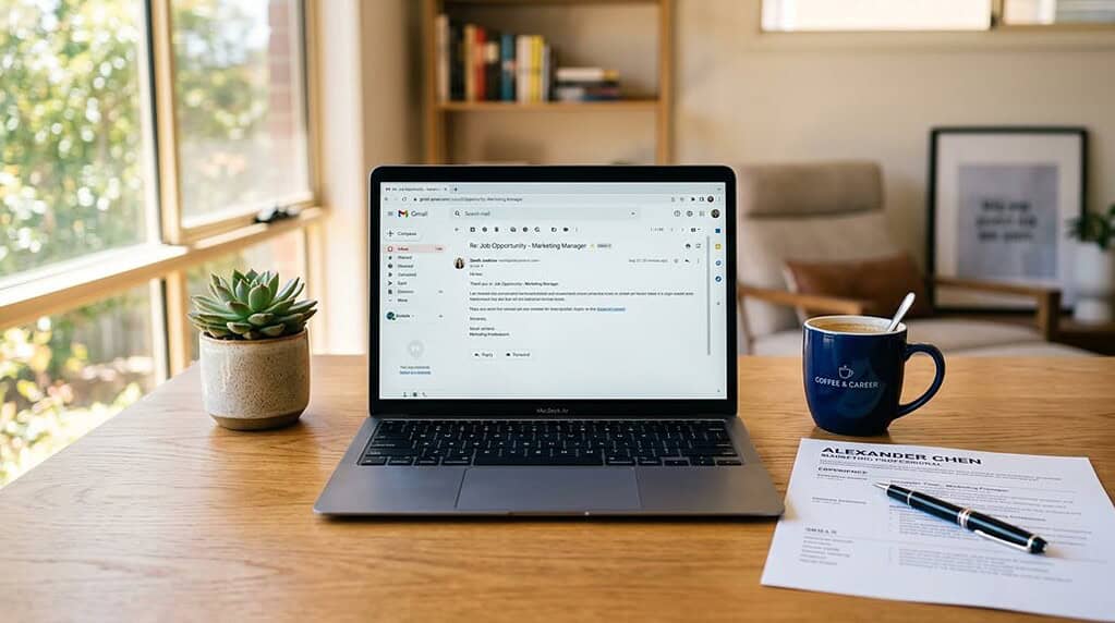 job application email template australia