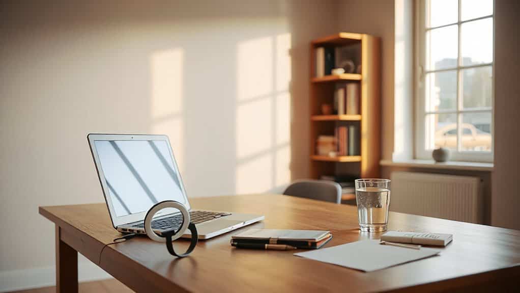 natural light clean background notes handy