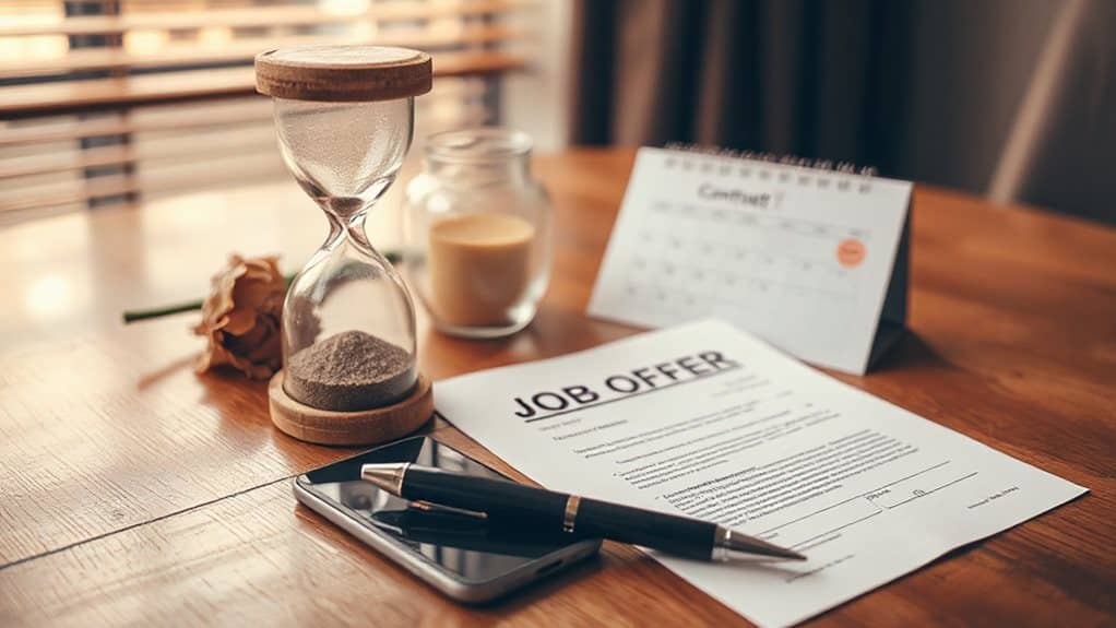 offer acceptance timelines and terms