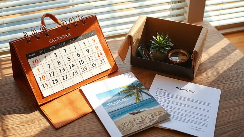 planning pto during notice period