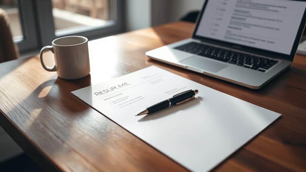 stand out ats friendly reverse chronological resume