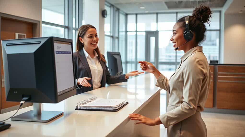 prove reception skills without experience
