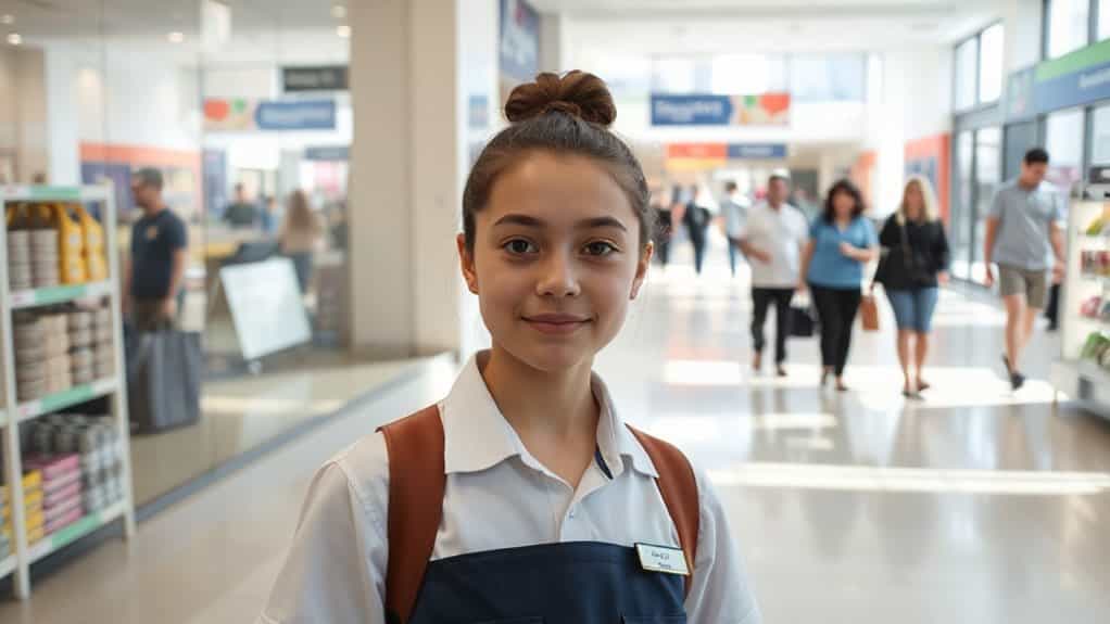 retail jobs for 14 year olds