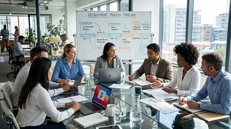 recruitment timeline in australia