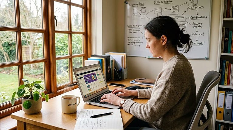 upskill during unemployment effectively