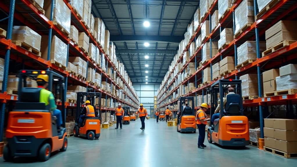 warehouse roles and shifts